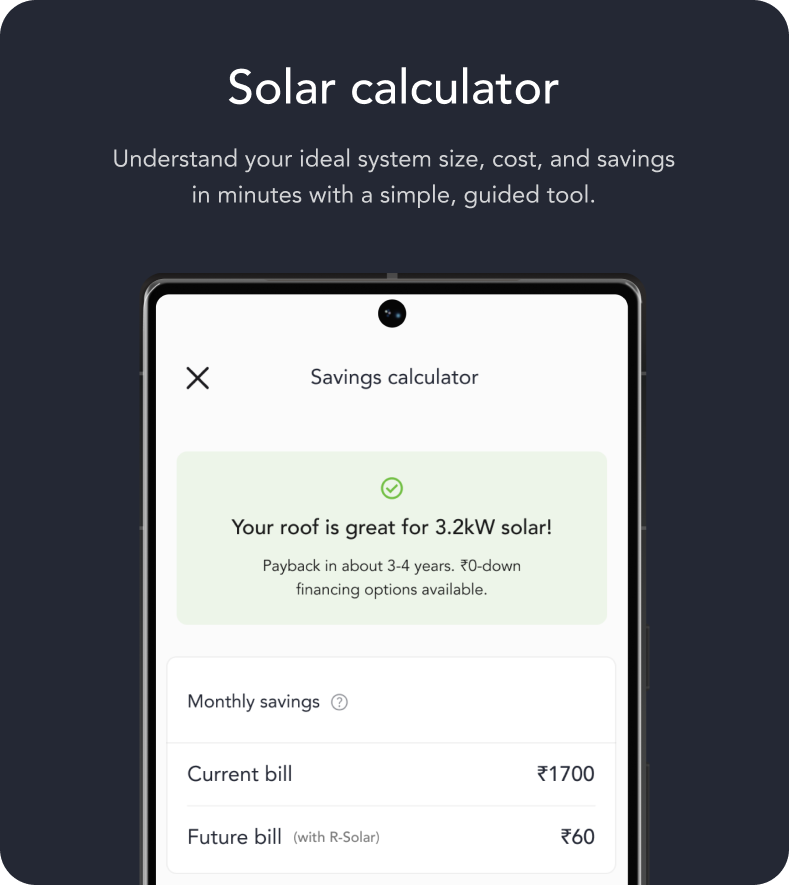 Solar calculator